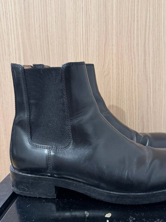 Sandro Paris Men\'s Leather Chelsea Boot – EU 43 / US ~10 – Black main image 5